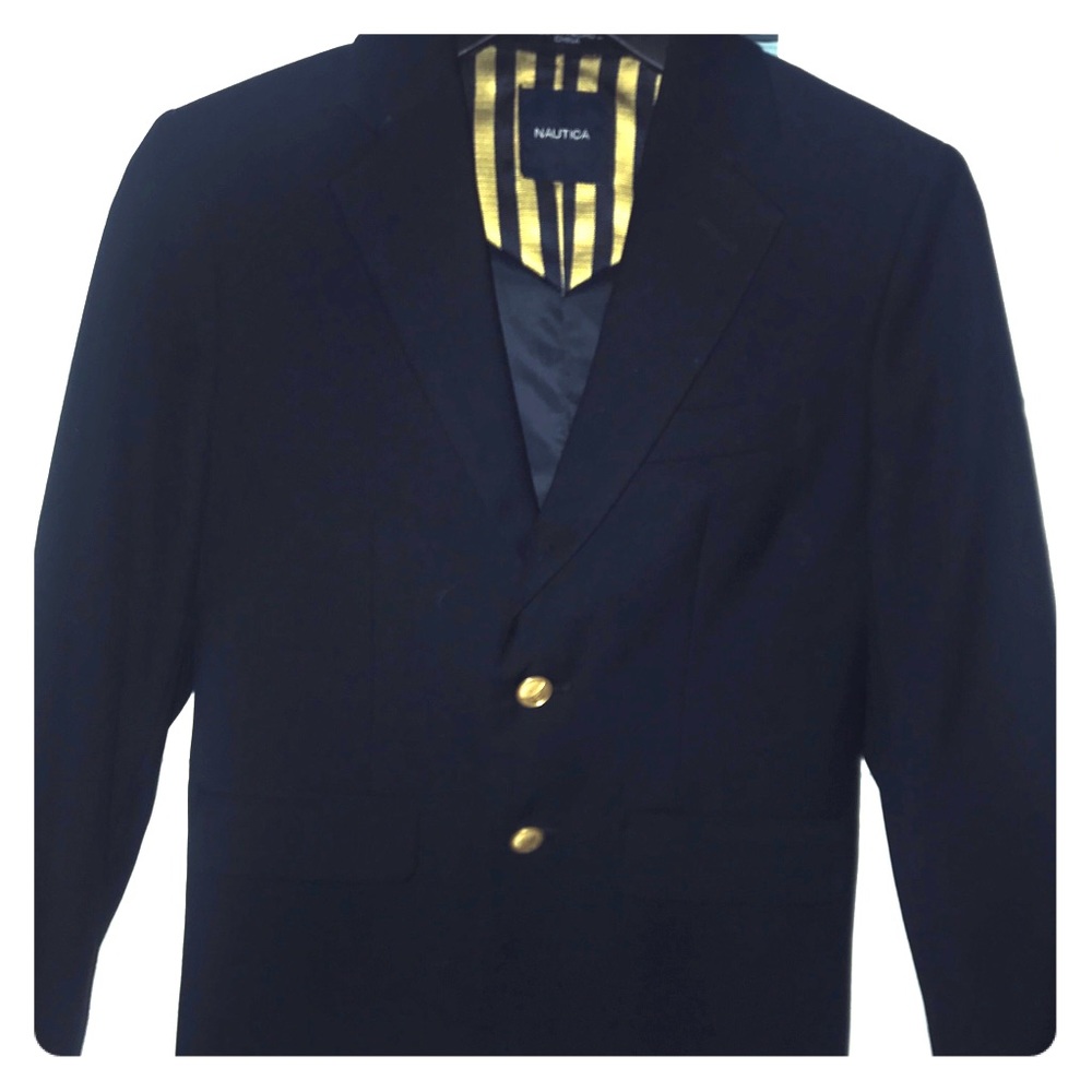 NAUTICA - Boys Brass Button Blazer Jacket